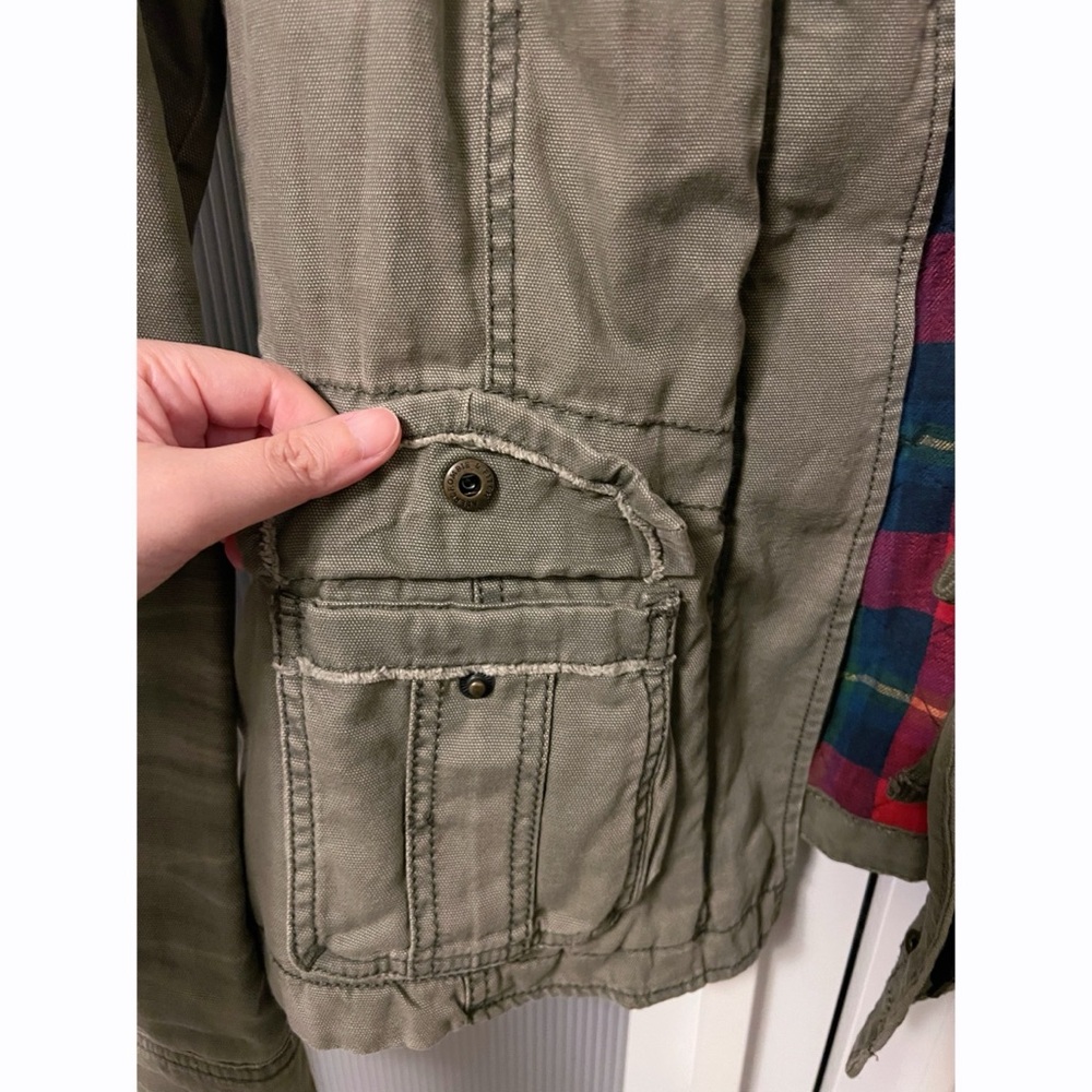 Vintage Abercrombie & Fitch A&F Dark Green Fully Lined Jacket Y2K - Picture 6 of 11